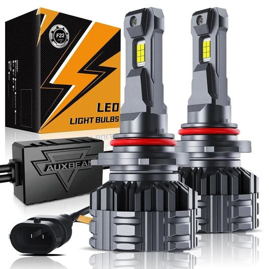 HIGH BRIGHTNESS F22 SERIES 24000LM 110W LED HEADLIGHT BULBS 6500K COOL WHITE - SLBSTORE