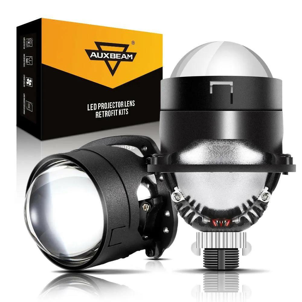 BI - LED PROJECTOR LENS HEADLIGHT 2.5 INCH 80W 6000K NON - DESTRUCTIVE INSTALLATION - SLBSTORE