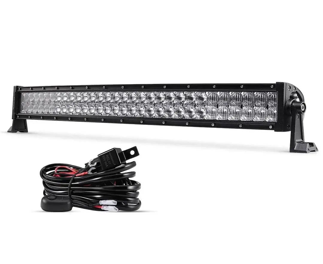 Auxbeam LED Light Bar 5D Series Combo Beam Straight/Curved Double Row - SLBSTORE
