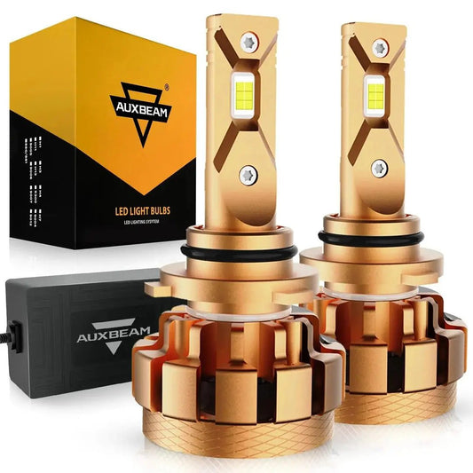 Auxbeam F - 16 PLUS Series 18000LM 70W LED Headlight Bulbs 6000K Cool White - SLBSTORE