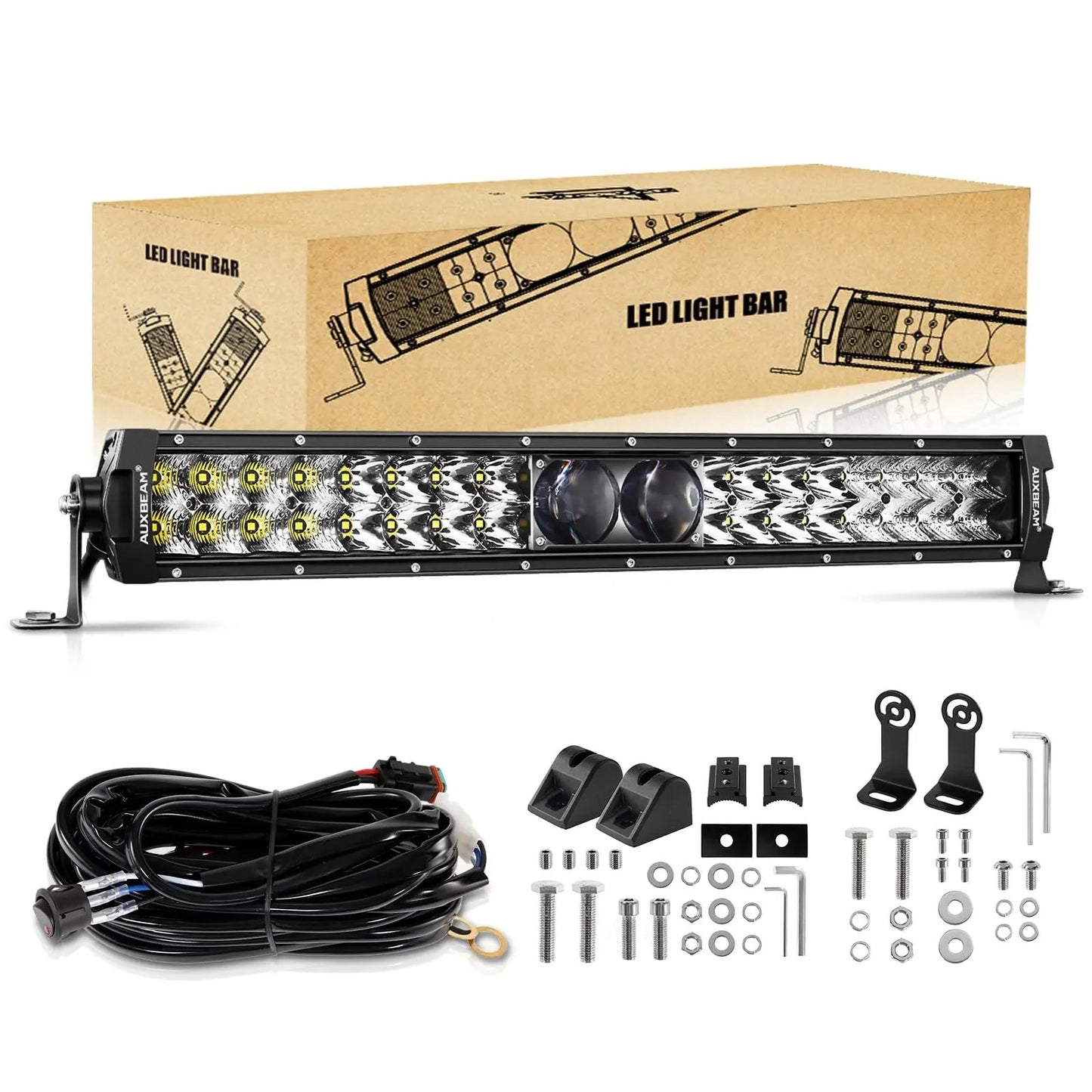 New 5D - PRO Series Super Bright LED Light Bars - SLBSTORE