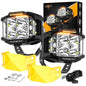 Auxbeam V - MAX Series Led Pods Lights with Amber Covers - SLBSTORE