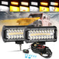 Auxbeam 6 MODES SERIES WHITE&AMBER LED LIGHT BARS 3 INCH/4INCH/7INCH/12INCH/20INCH/22 INCH/30 INCH/42 INCH/50 INCH - SLBSTORE