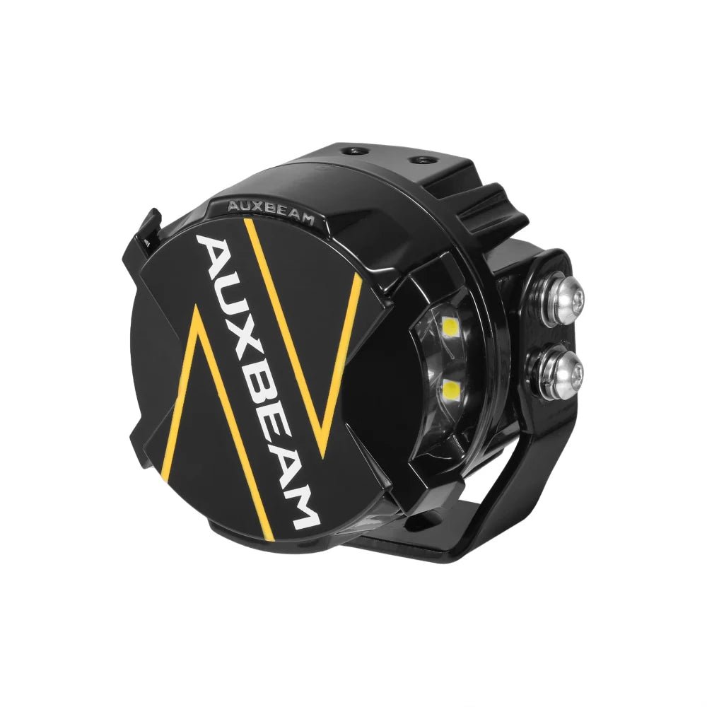V - ULTRA SERIES | 3 INCH 108W LED SIDE SHOOTER WHITE POD LIGHTS WITH AMBER DRL - SLBSTORE