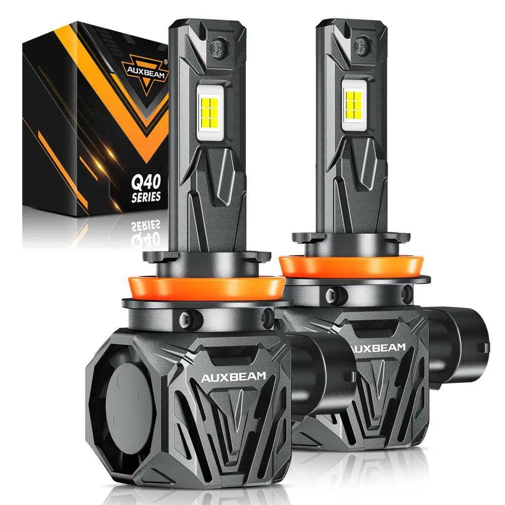 AUXBEAM Q40 Series Ultra - High Brightness 30000LM 120W LED Headlight Bulbs 6500K - SLBSTORE
