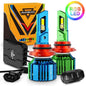 R7 SERIES 25000LM 70W RGB REMOTE CONTROL LED HEADLIGHT BULB/DRL/FOG LIGHT - SLBSTORE