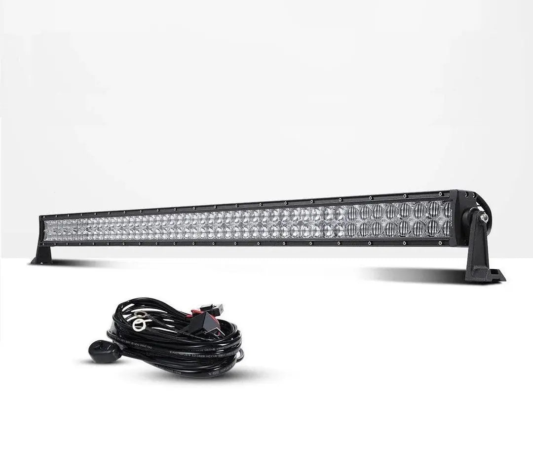 Auxbeam LED Light Bar 5D Series Combo Beam Straight/Curved Double Row - SLBSTORE