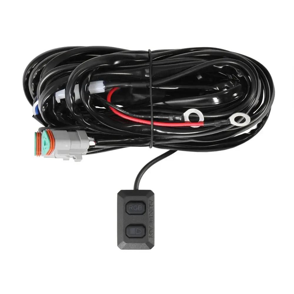 AUXBEAM 3" 116W RGB LED Pod Lights FLOOD Beam 8 Color Lights Color Play 12960 LM - SLBSTORE